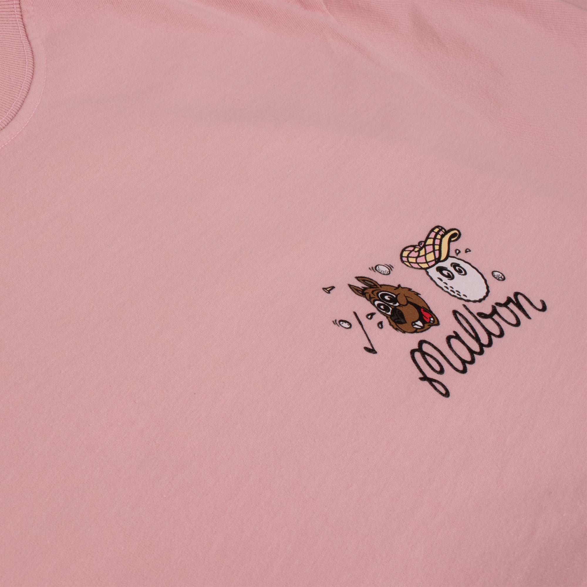 Malbon Two Man Scramble Mens SS T-Shirt Light Pink